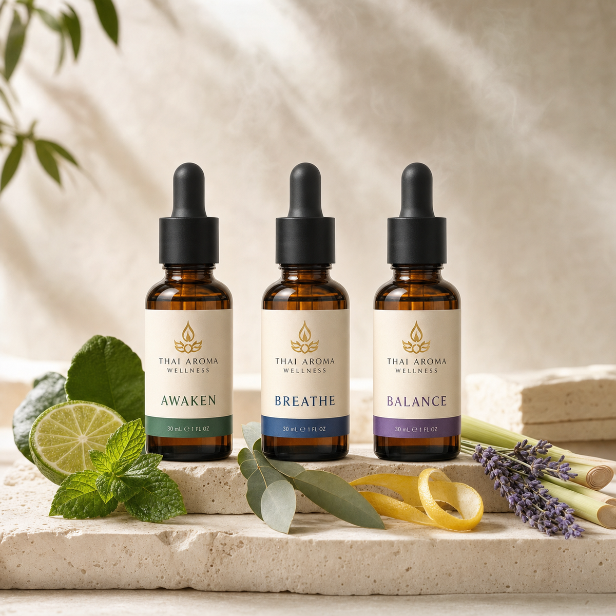 Thai Aroma Wellness Awaken, Breathe and Balance launch collection