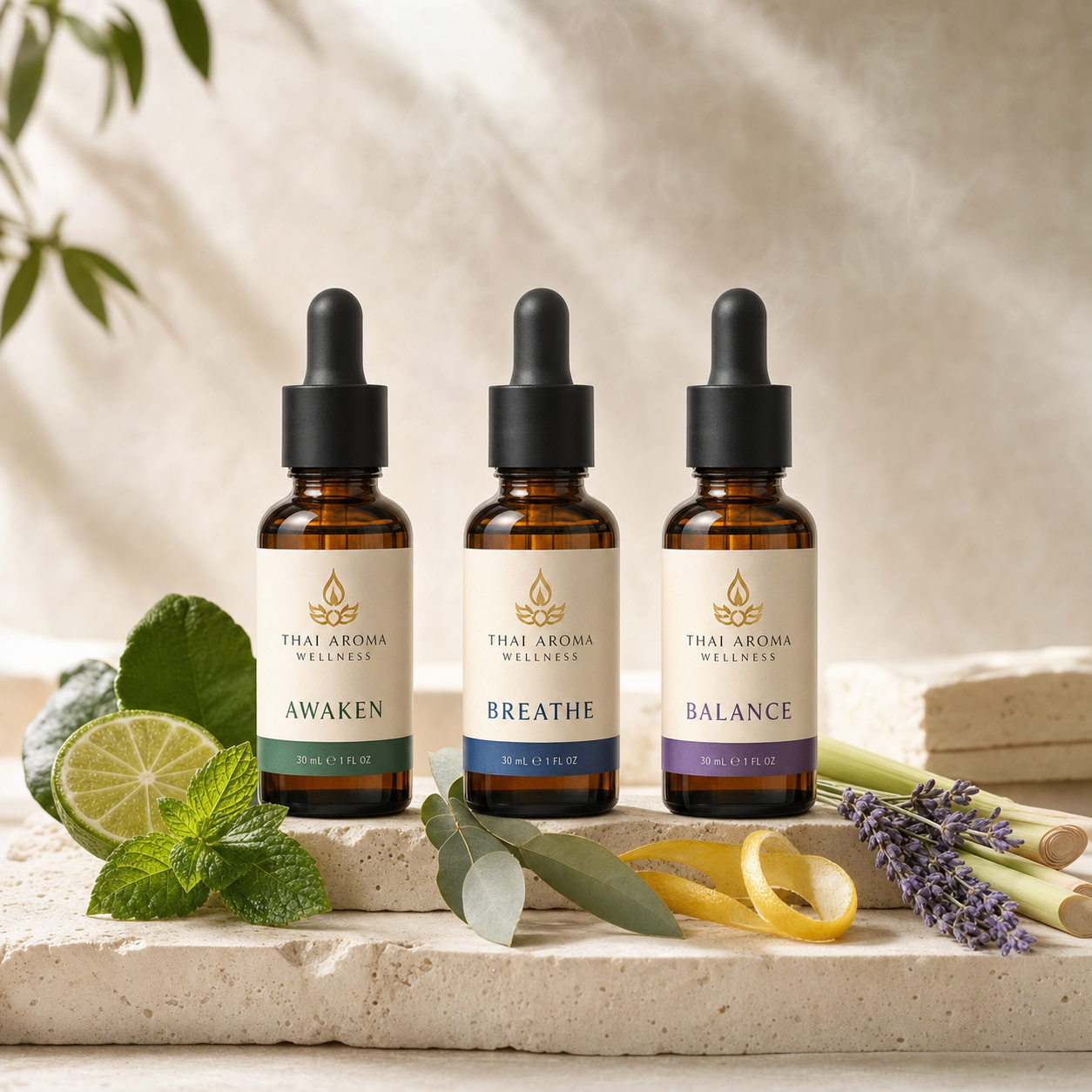 Thai Aroma Wellness Awaken, Breathe and Balance launch collection